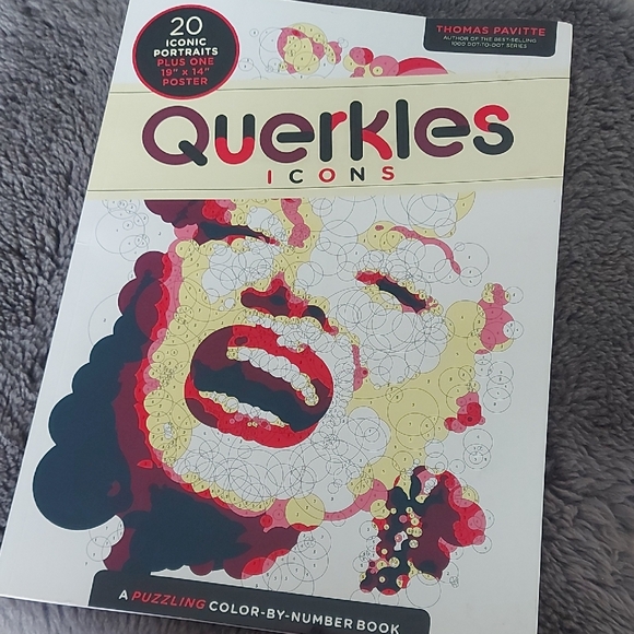 querkles icons Other - Querklies Icons Color-by-Number Book - Multicolor